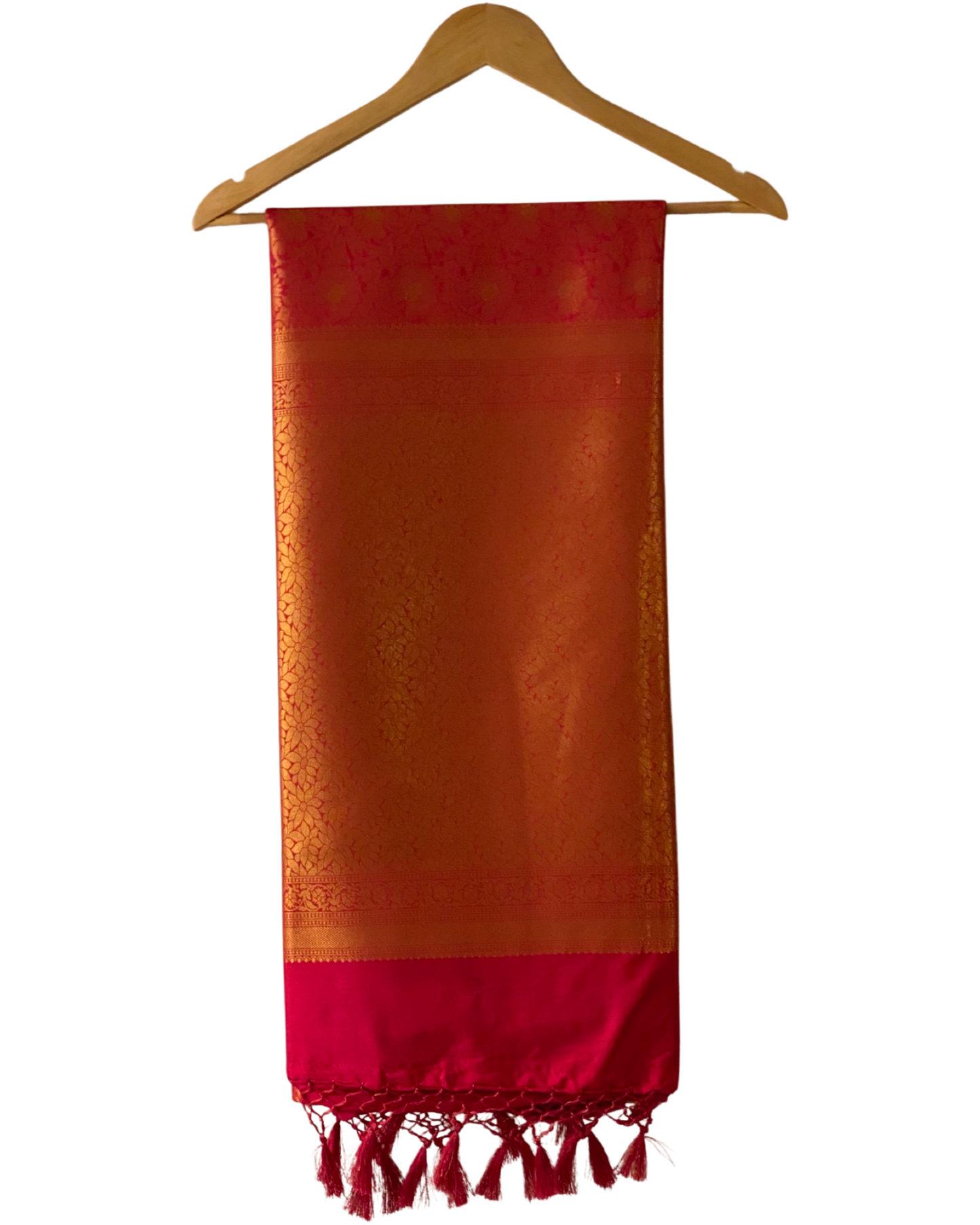 Pink Handloom Banarasi Silk Saree