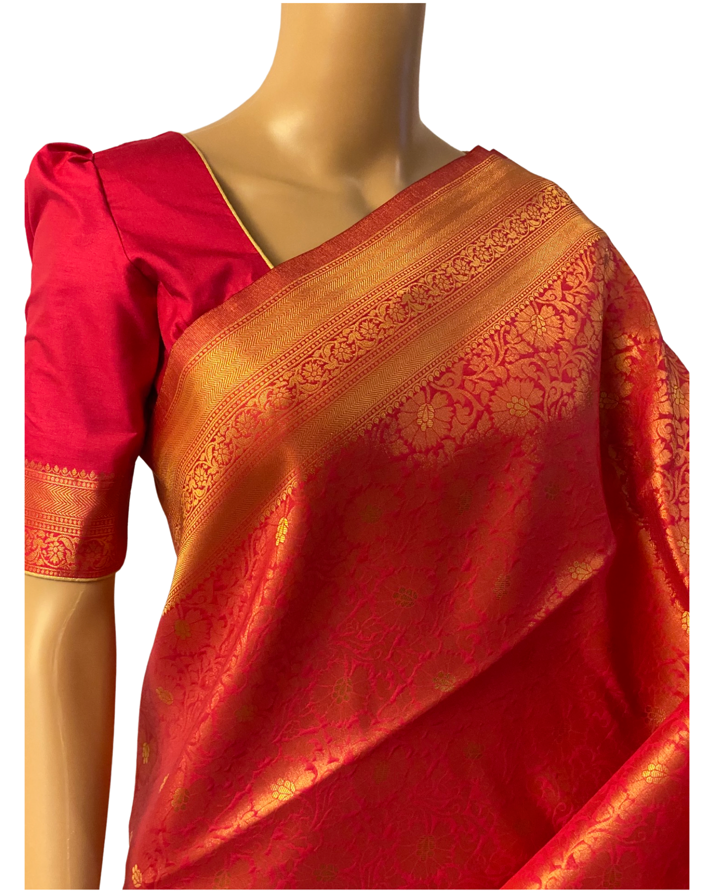 Pink Handloom Banarasi Silk Saree