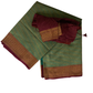 Sea Green with Maroon Katan Banarasi Saree