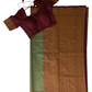 Sea Green with Maroon Katan Banarasi Saree