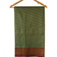 Sea Green with Maroon Katan Banarasi Saree