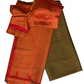 Green Kubera Silk Saree with Stone Work (folder saree and blouse)