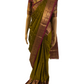 Green and Maroon Kanchipuram Silk Saree