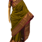 Green and Maroon Kanchipuram Silk Saree