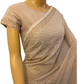 Onion Pink Pure Chiffon Georgette Saree