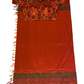 Orange and Pink Handloom Kaddi Banarasi Silk Saree With Designer Blouse