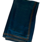 Designer Blue Swarovski Satin Silk Saree (open saree)