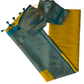 Yellow Kubera Silk Saree with Stone Work