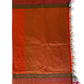 Orange and Pink Handloom Kaddi Banarasi Silk Saree With Designer Blouse