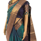 Peacock Blue Pure Handloom Kanchipuram Silk Saree