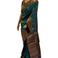 Peacock Blue Pure Handloom Kanchipuram Silk Saree