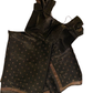 DESIGNER BLACK SWAROVSKI SATIN SAREE (open saree with blouse)