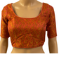 Peach and Green Kalamkari Soft Silk Saree