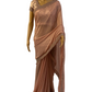 Bollywood Style Designer Pure Crepe Fabric Embroidery Saree
