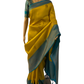 Yellow Kubera Silk Saree with Stone Work