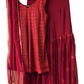 MAROON SHARARA IN GEORGETTE WITH HEAVY EMBROIDERY WORK