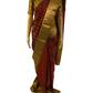 Maroon and Green Pure Handloom Kanchipuram Silk Saree