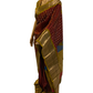 Maroon and Green Pure Handloom Kanchipuram Silk Saree