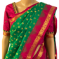 Green and Pink Kanchipuram Silk Saree