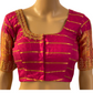 Orange and Pink Kanchipuram Handloom Silk Saree