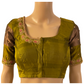Wine and Green Kanchipuram Silk Saree
