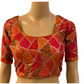 Orange and Pink Handloom Kaddi Banarasi Silk Saree With Designer Blouse