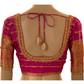 Orange and Pink Kanchipuram Handloom Silk Saree