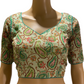 Green Kalamkari Soft Silk Saree (blouse)