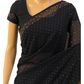 Navy Blue Pure Chiffon Georgette Saree